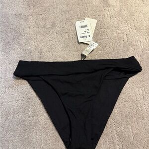 L. Space Black Bikini Bottom